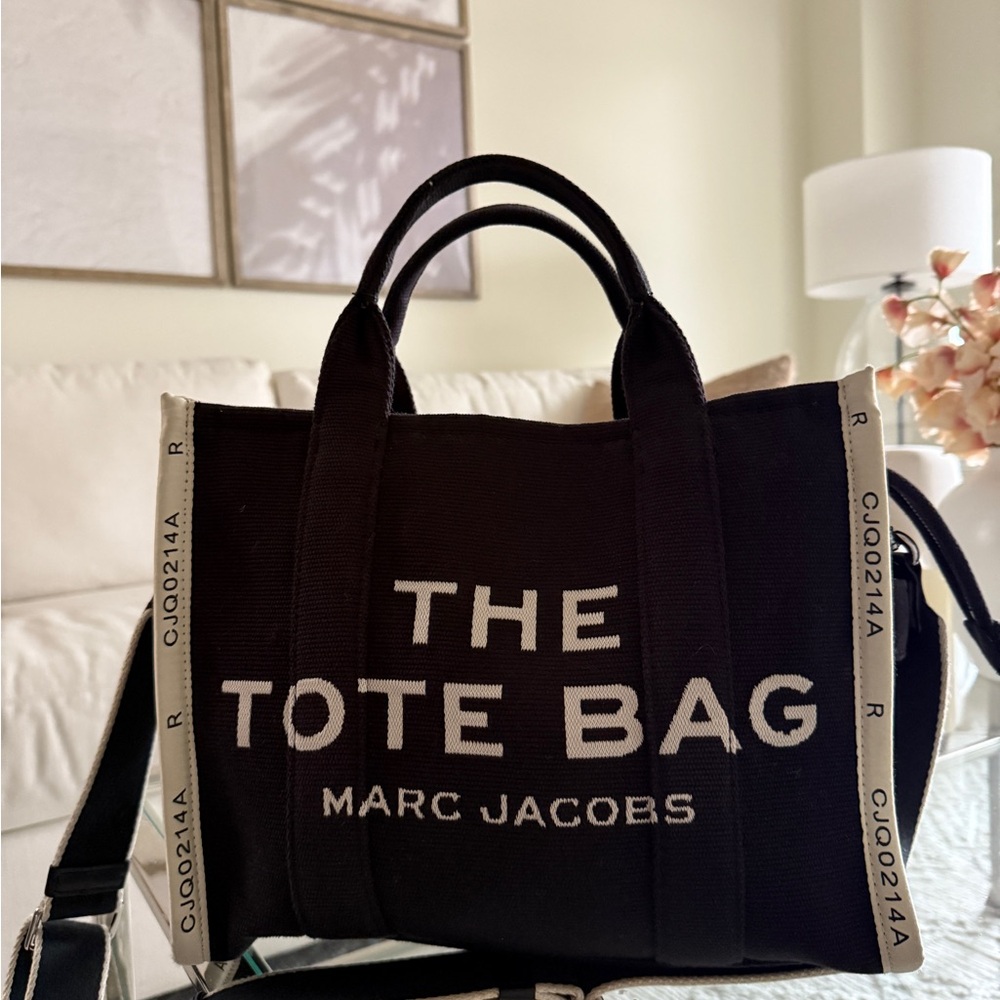 Marc Jacobs Black and White Tote Bag